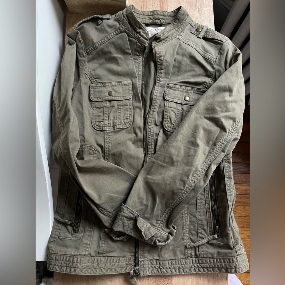 Lucky Brand Utility Cargo Jacket Green